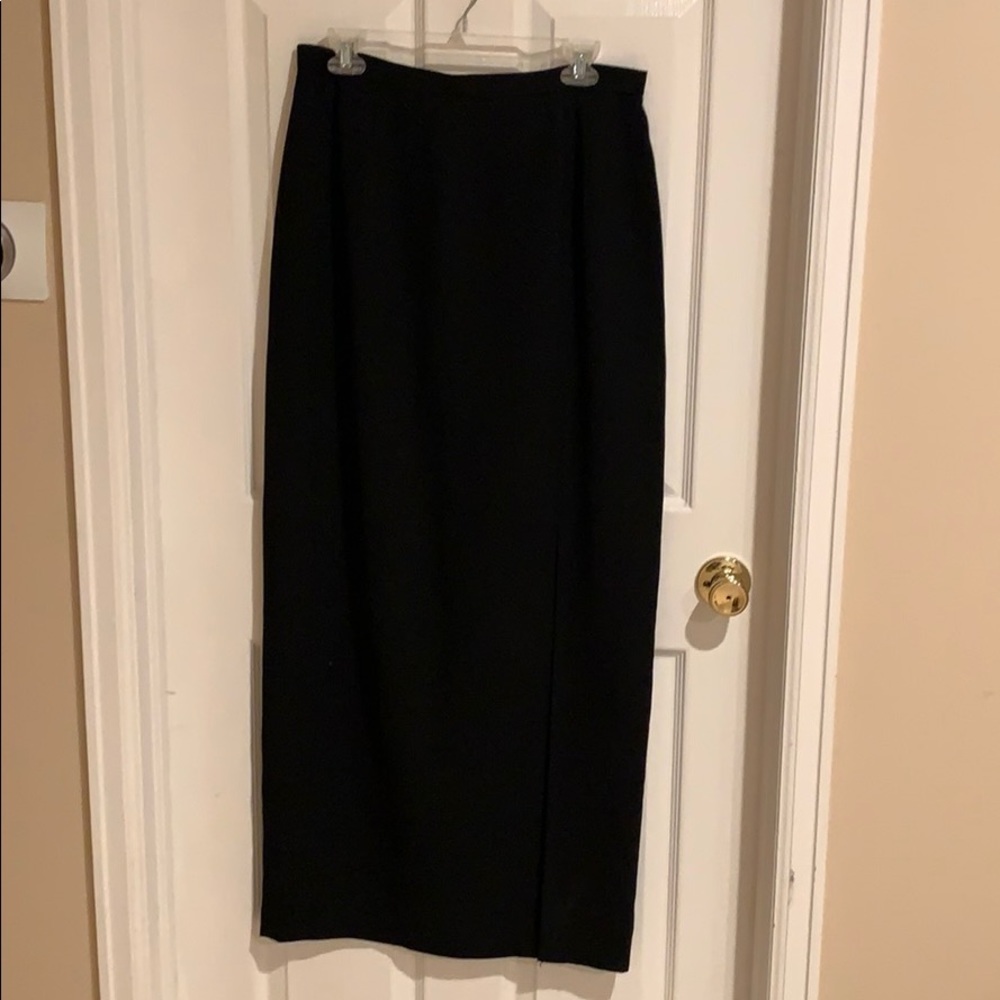 Adrianna Papell long black skirt